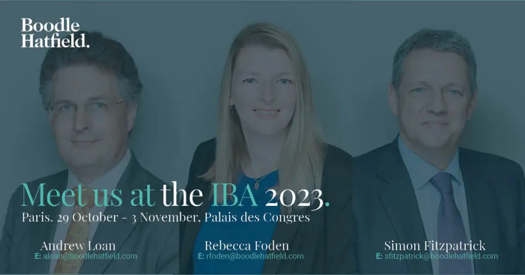 Meet us at the IBA 2023