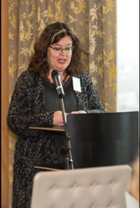 Image of Sara Maccallum speaking